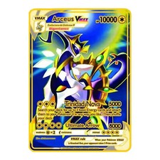 new Arceus VMAX Gold Metal