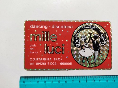 Adesivo mille luci - adesivo, discoteca