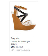 Sandali con zeppa ITALIA