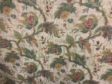 Tessuto Raro e Pregiato Vintage Gobelin con motivo floreale. 99€ Per 2 Metri