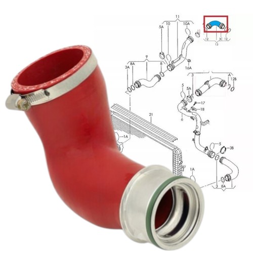 Tuyau air suralimentation - d'air,