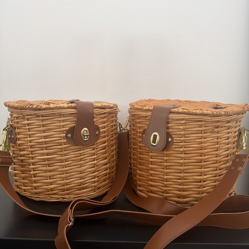 Coppia cestini porta - coppia, funghi