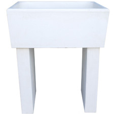 Pilozza Calcestruzzo Cemento Piedi Serie Ostuni 75 x 55 x H 30 cm Con Piedi 