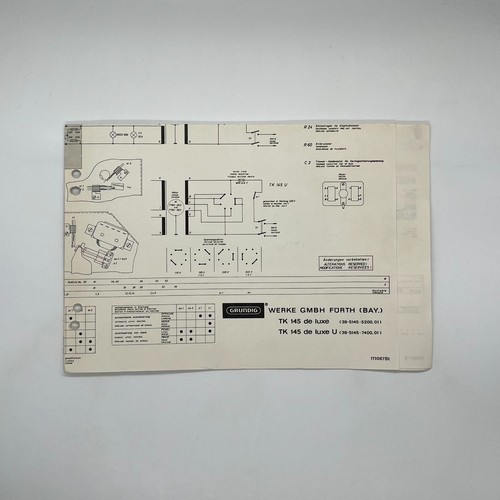 Schema elettrico grundig - schema,