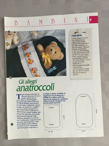 Schema punto croce bambini gli - schema,