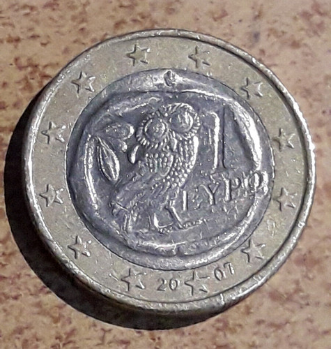 Moneta euro grecia - euro, eypo