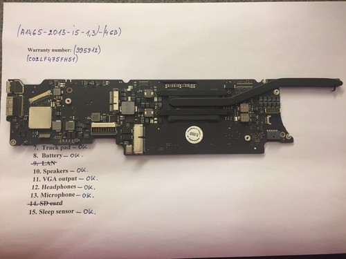 Macbook air a1465 2013 - air, i5