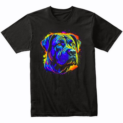 Shirt cane corso psychedelic - corso,