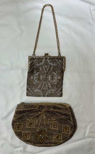 Coppia borse vintage - , oro