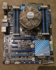 Pacchetto CPU scheda madre PC ASUS P9X79 + i7 4820K + dispositivo di raffreddamento + backplate