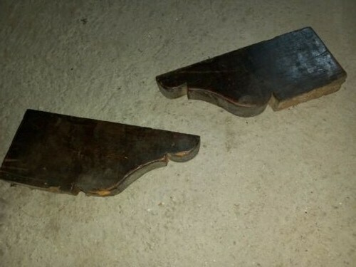Coppia mensole antiche - coppia, di