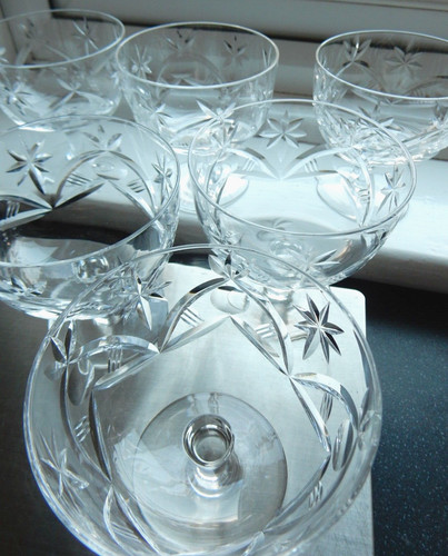 Webb corbett champagne coupes - champagne,
