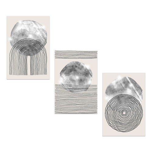 Set quadri moderni poster - set, 3