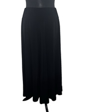 Gonna lunga in jersey nero