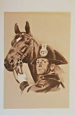 cartolina serie carabinieri grande uniforme ridotta formato grande anni '70