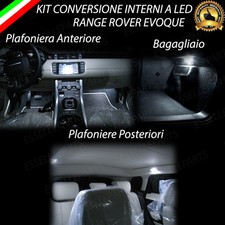 KIT LED INTERNI SPECIFICO PER RANGE ROVER EVOQUE PLAFONIERA ANT+POST+BAG 6000K