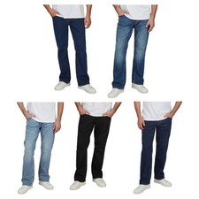 Mustang Jeans Uomo Elasticizzato Oregon Bootcut Jeans Pantaloni Denim