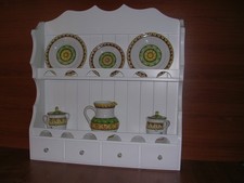 OFFERTA PIATTAIA MENSOLA A MURO COLORE MARCA  LEGNO PIATTI CAMERA