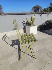 10 Sedie pieghevoli EMU Modello Arc en Ciel verdi  Lime + Carrello portasedie