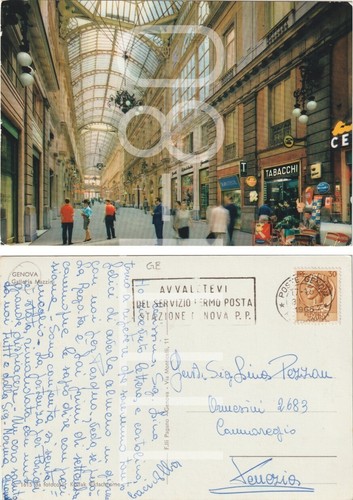 Genova galleria mazzini - mazzini, 1966