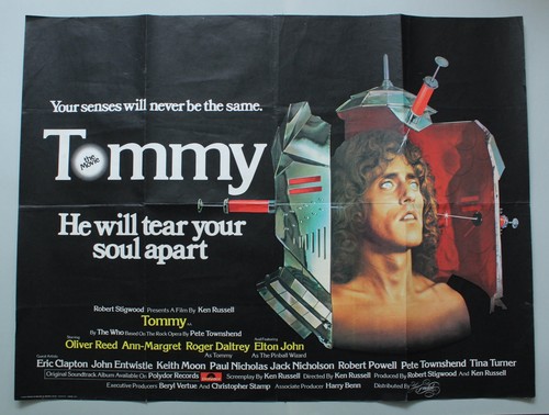 Tommy vintage quad poster - vintage,