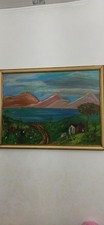 QUADRO PAESAGGIO DIPINTO A