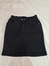 Gonna Nera Di Jeans Tg Unica Casual