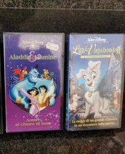 3 VHS Cartoni ANIMATI Walt Disney Originali Sigillati