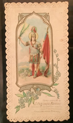 Antico santino san pancrazio - antico,