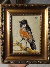 ANTIQUE MINIATURE PAINTING OIL