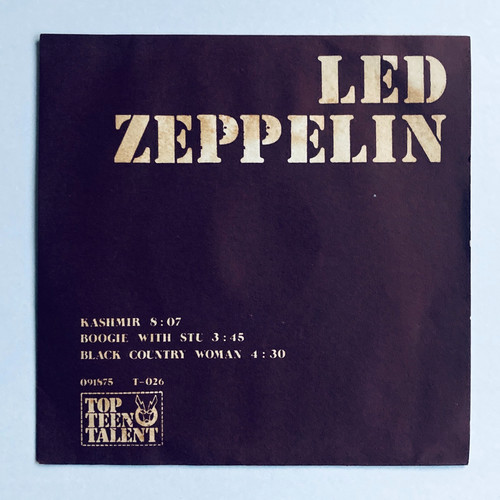 Led zeppelin kashmir 7 - led, ep