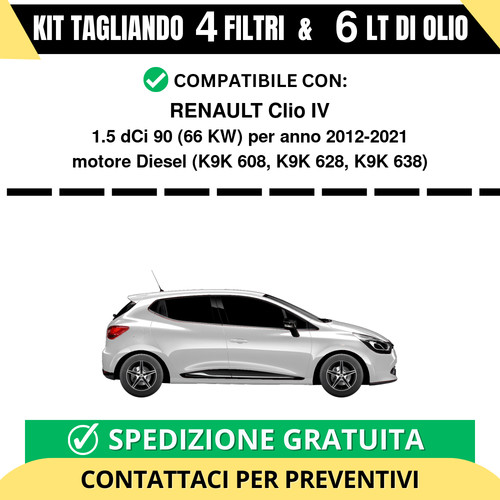 Tagliando per renault clio - per,