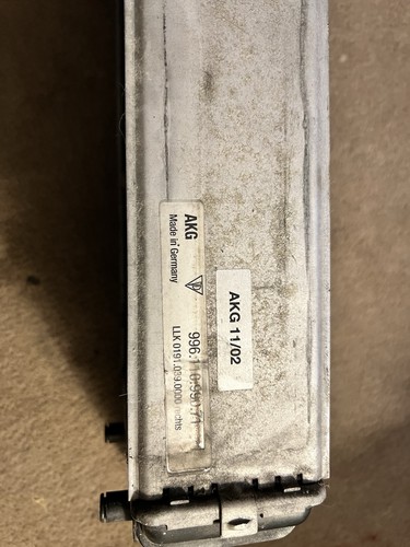 Intercooler porsche 996 - intercooler,
