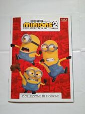 ALBUM FIGURINE MINIONS 2 COME GRU DIVENTA CATTIVISSIMO COMPLETO