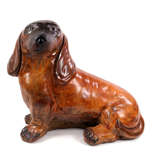 Dachshund dog sculpture - dachshund, heavy