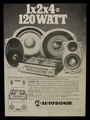 Vintage 1981 autosonik car - vintage,