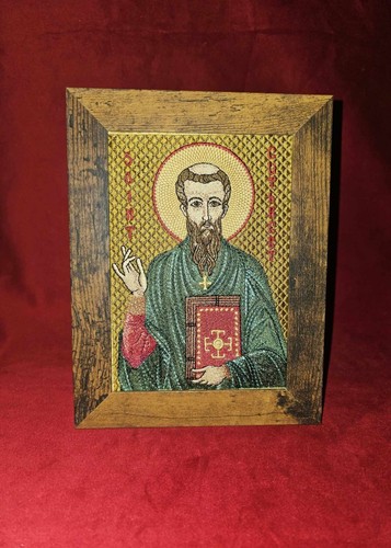 Cuthbert 5x7 embroidered - st.,