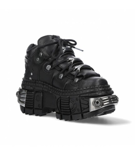 Scarpe pelle rock suola - in,