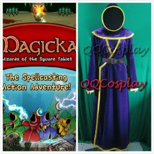 Purple Wizard Cosplay Costume custom made
