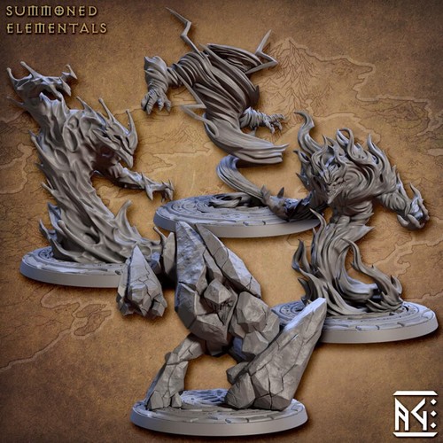 Set elementali miniature per - set,