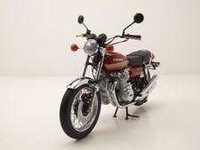 Modellino moto Kawasaki 900 Z1 Super 4 1972 rosso marrone 1:12 Minichamps