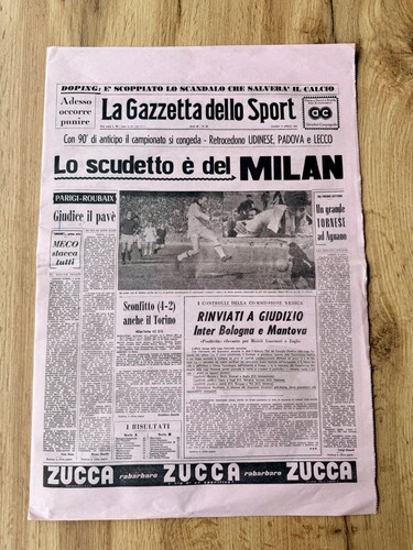 Gazzetta dello sport aprile - 9,