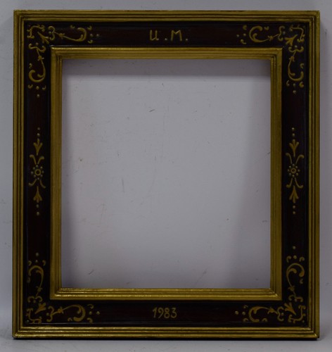 1983 vecchia cornice legno - in,