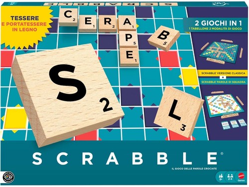 Gioco scrabble legno - gioco, in