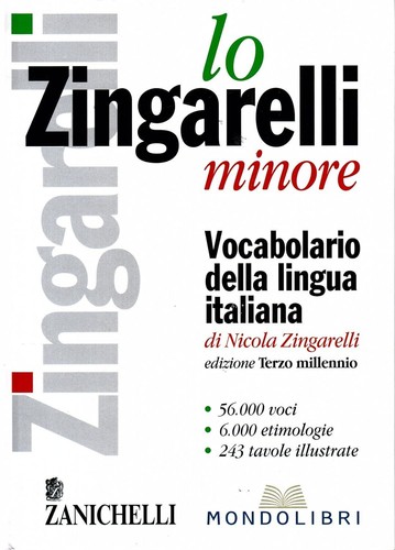 Zingarelli minore vocabolario - zingarelli,