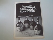 advertising Pubblicità 1972 COGNAC COURVOISIER/NAPOLEON