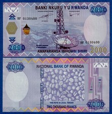 Rwanda 000 2000 francs - 2000,