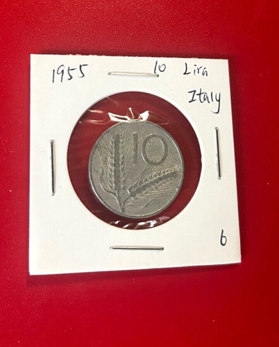 1955 italia lira moneta - 1955,