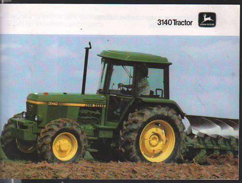 Foglietto brochure trattore
