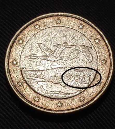 Moneta rara - moneta, rara,1€